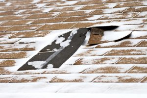 Roofing shingle damage