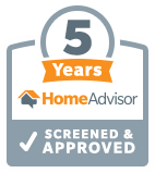 5 Years HomeAdvisor Approved